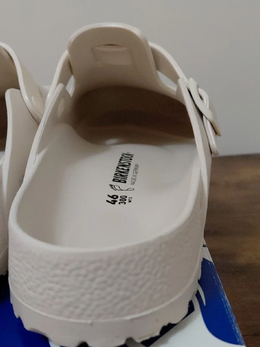 Birkenstock Boston Eva Mules. Mens Size 13 R. Color Eggshell. Lightly Used.